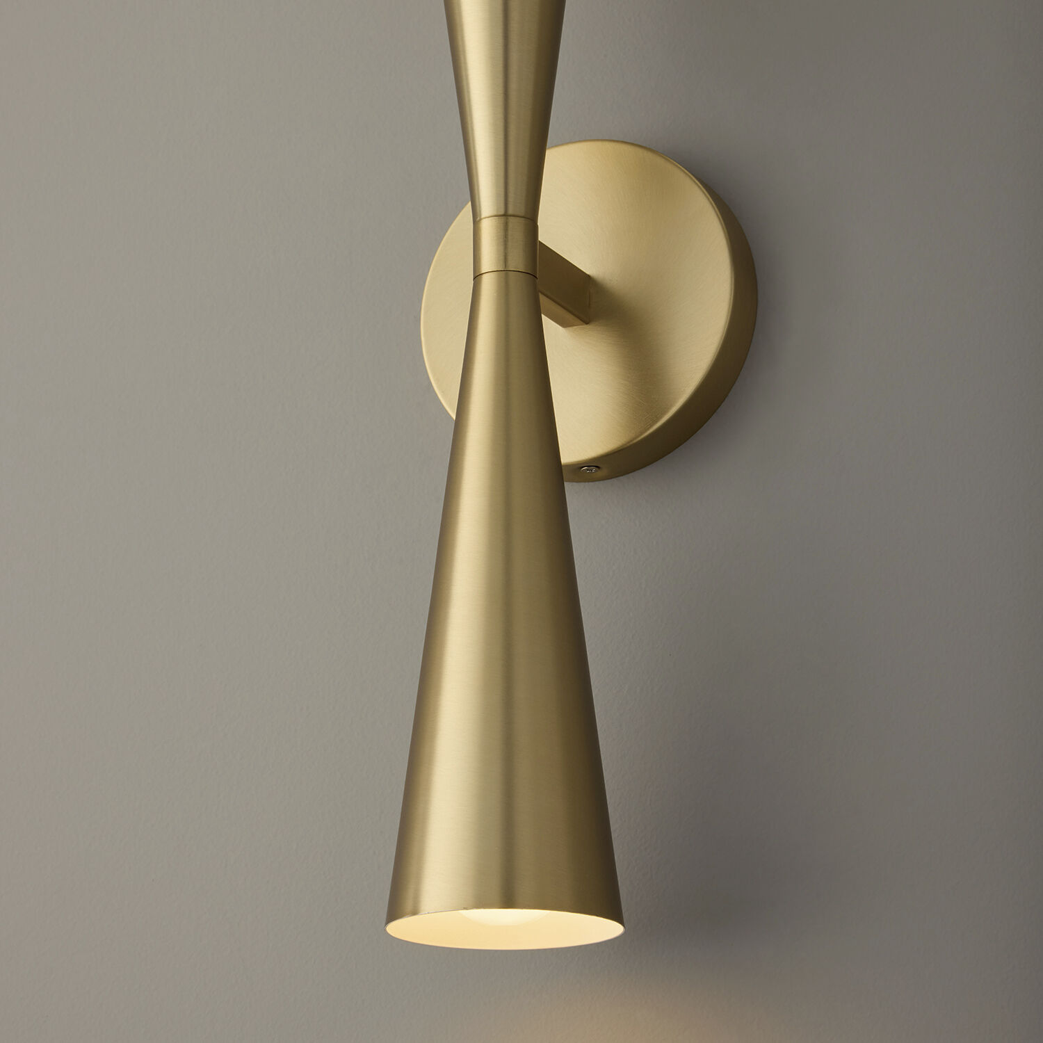 Levi 2 Light 5 inch Matte Brass Sconce Wall Light