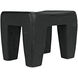 Sumo 12 inch Burnt Black Stool