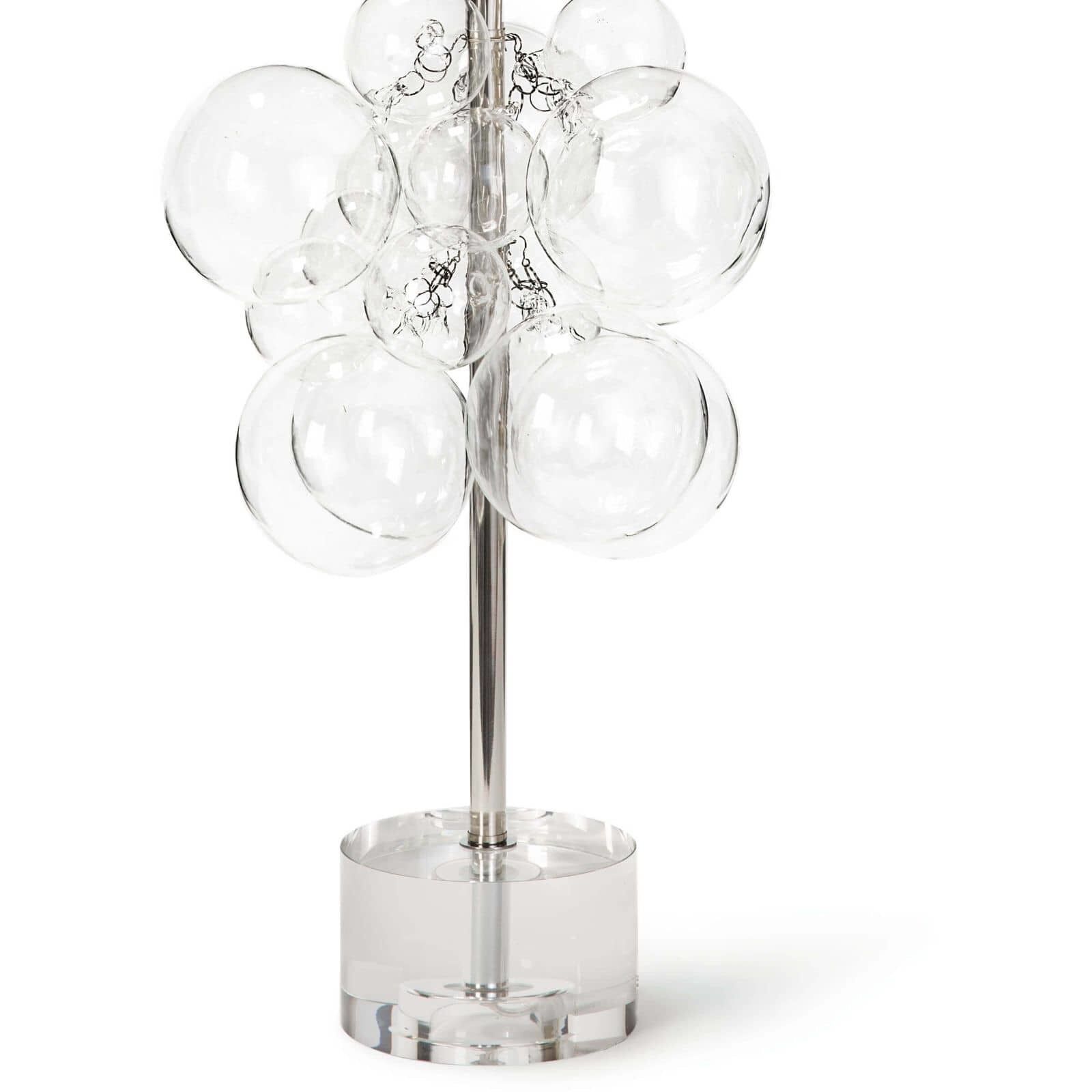 Bubbles 31 inch 100.00 watt Clear Table Lamp Portable Light