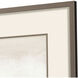 Soft Welcome Spring Green and Brown and Gray and Neutral Framed Art