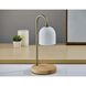 Alcott 13 inch 50 watt Antique Brass Candlewarmer Lamp Portable Light, Simplee Adesso