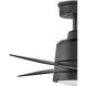 Chet 36 inch Matte Black Fan