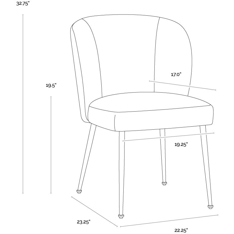 Ivana Soho Teal Dining Chair