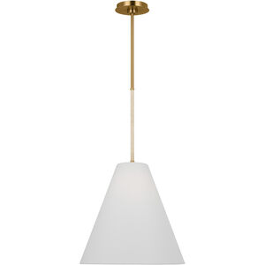 AERIN Remy 1 Light 16 inch Burnished Brass Pendant Ceiling Light