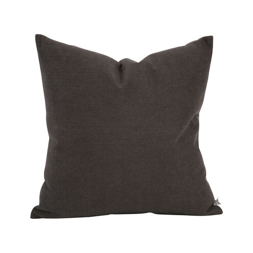 Square 20 inch Oxford Charcoal Pillow