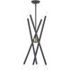 Soho 8 Light 24 inch Bronze with Antique Brass Accents Chandelier Ceiling Light