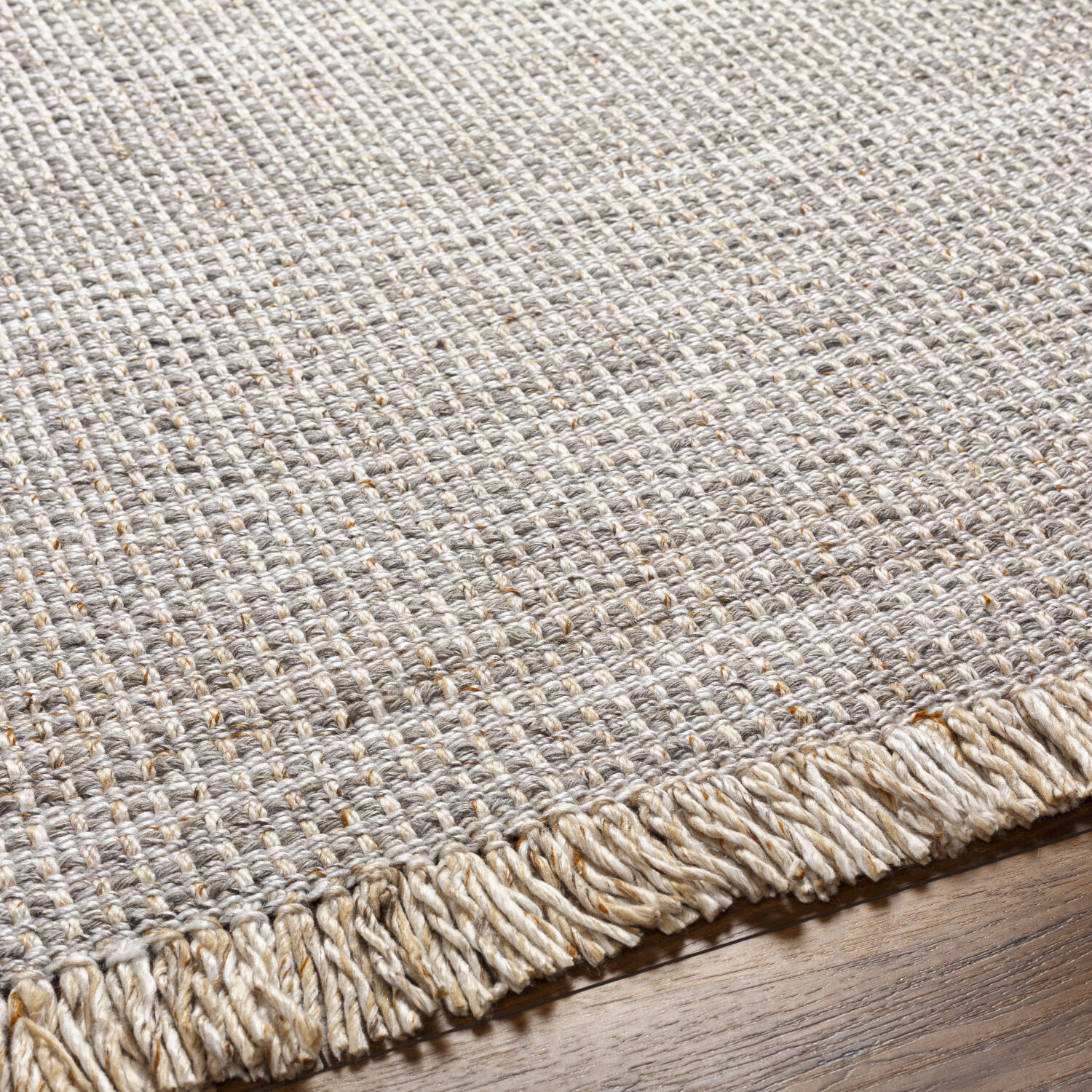 Sara 90 X 60 inch Gray Rug, Rectangle