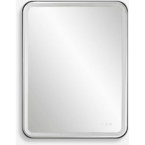 Crofton 40 X 30 inch Satin Black LED Lighted Mirror