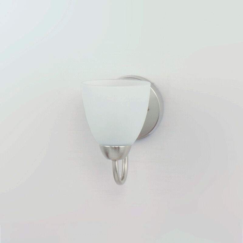 Axis 1 Light 8.5 inch Satin Nickel Bath Vanity Wall Light