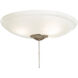 Universal 3 Light Frosted Glass Light Kit
