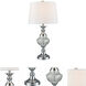 Springdale 26 inch 100.00 watt Polished Chrome Table Lamp Portable Light