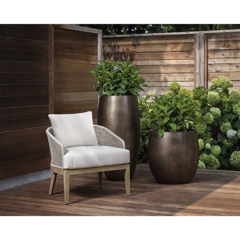 Capri Drift Brown / Palazzo Cream Outdoor Lounge Chair