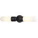 Thalia LED 24.75 inch Matte Black Bathroom Light Wall Light