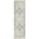 Zainab 96 X 30 inch Aqua Rug in 2.5 x 8, Runner
