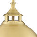 Fletcher 2 Light 13.5 inch Satin Brass Indoor Pendant Ceiling Light