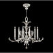 Beveled Arcs 6 Light 37 inch Silver Chandelier Ceiling Light in Silver Leaf