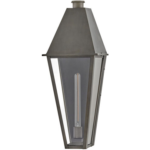 Heritage Endsley 1 Light 26 inch Blackened Brass Outdoor Wall Mount