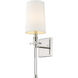 Sophia 1 Light 5.5 inch Polished Nickel Wall Sconce Wall Light