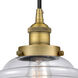 Edison Oxford 1 Light 8 inch Brushed Brass Mini Pendant Ceiling Light