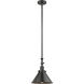 Franklin Restoration Briarcliff 1 Light 10 inch Oil Rubbed Bronze Mini Pendant Ceiling Light in Incandescent, Franklin Restoration