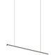 Fino LED 36 inch Satin Black Linear Pendant Ceiling Light in 3000K
