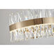 Canada LED 25 inch Gold LED Chandelier Ceiling Light