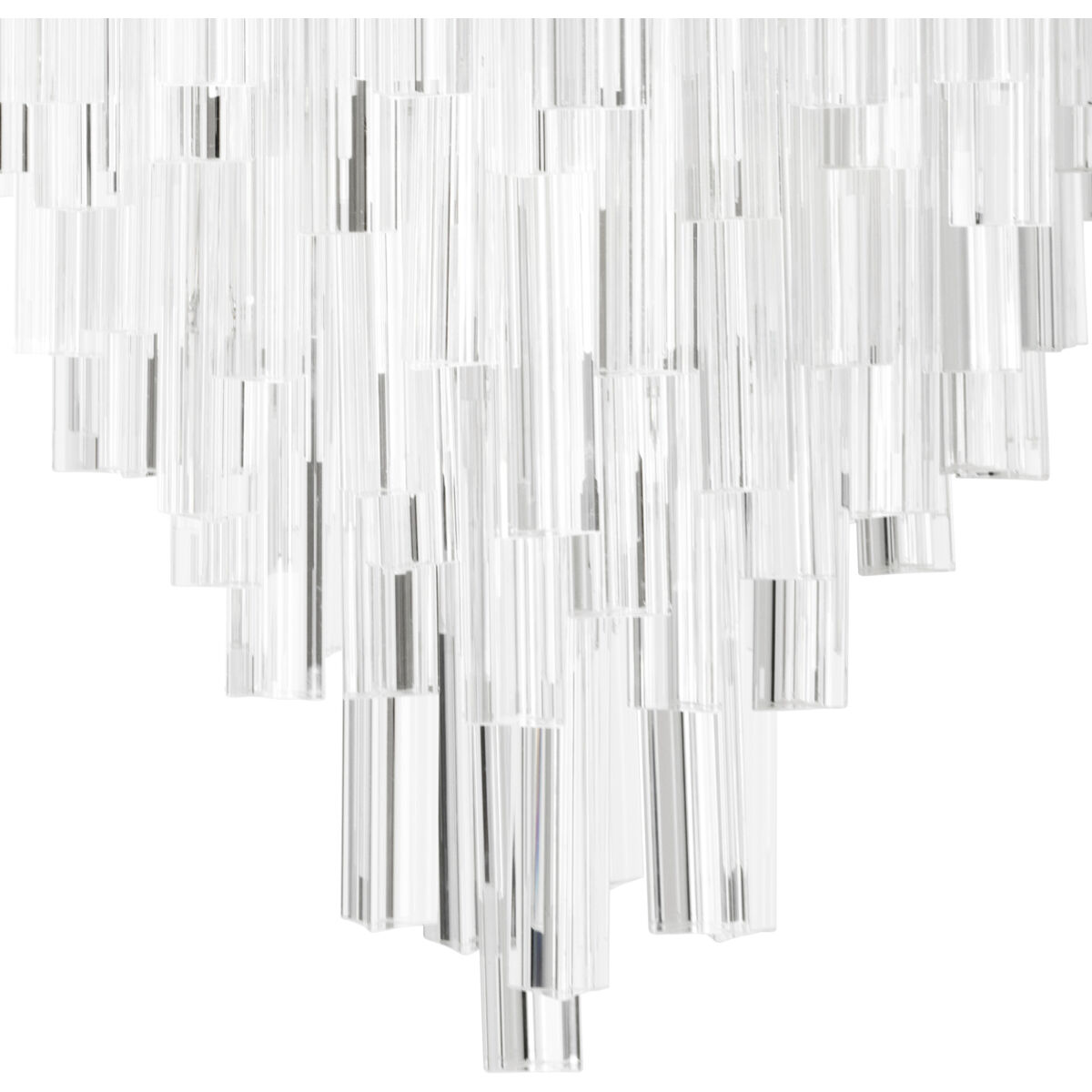 Salerno 4 Light 16.54 inch Nickel Chandelier Ceiling Light in Clear Glass