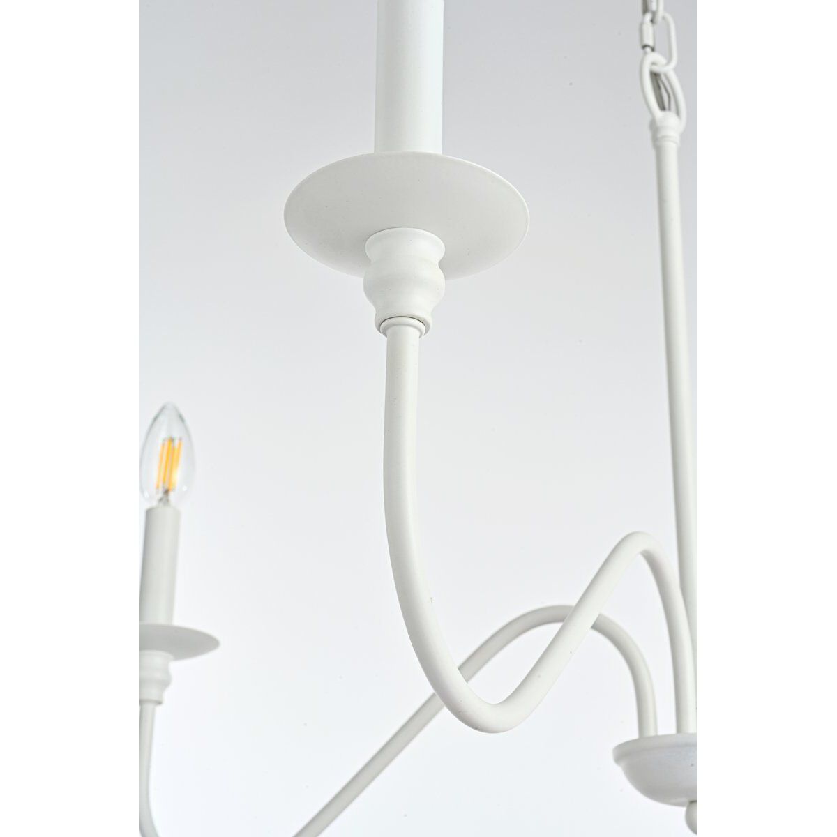 Rohan 4 Light 30 inch White Chandelier Ceiling Light