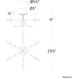Beyond Plumeria LED 23.9 inch Black Semi-Flush Mount Ceiling Light