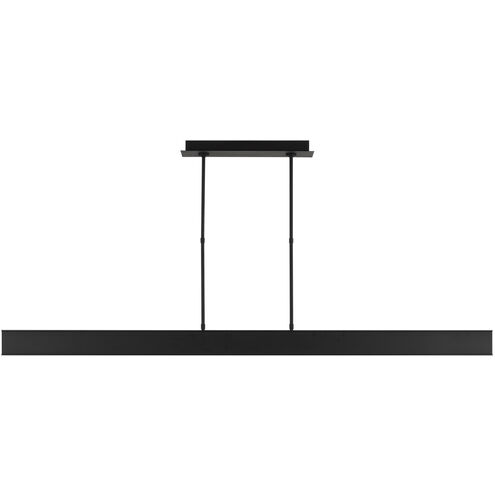 Mick De Giulio I-Beam LED 72.2 inch Nightshade Black Linear Suspension Ceiling Light in 120V, Integrated LED