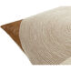 Eternity 20 X 20 inch Beige / Brown Accent Pillow