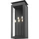 Nova 5 Light 32 inch Black Outdoor Wall Light
