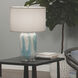 Helen 27 inch 150.00 watt Pale Blue Table Lamp Portable Light