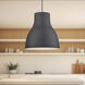 Cradle 1 Light 15.75 inch Black Pendant Ceiling Light