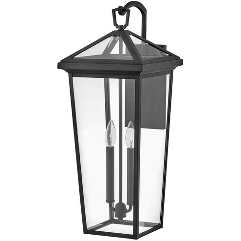 Estate Series Alford Place Outdoor Wall Mount Lantern in Museum Black, Non-LED