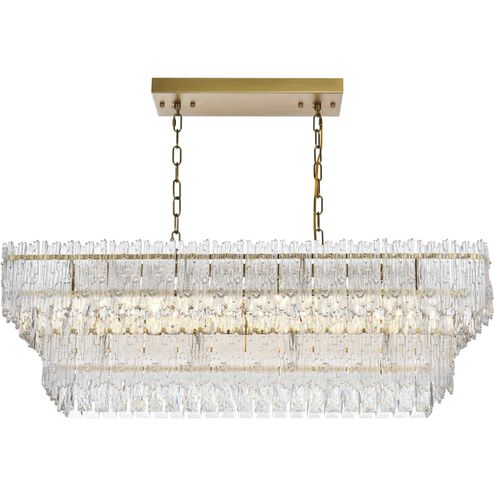 Emilia 6 Light 14 inch Satin Gold Chandelier Ceiling Light