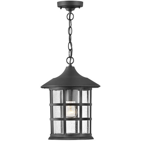 Freeport Coastal Elements 1 Light 10 inch Textured Black Outdoor Hanging Lantern