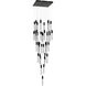 Original Glacier Avenue LED 36 inch Dark Bronze Multi Port Pendant Ceiling Light in Bubbled