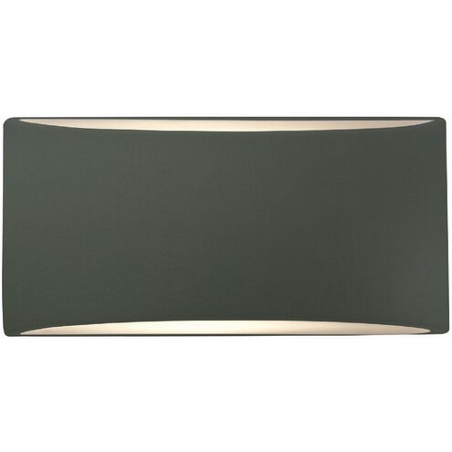 Ambiance 1 Light 10 inch Pewter Green Wall Sconce Wall Light