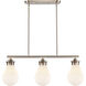 Genesis 3 Light 39 inch Satin Nickel Island Light Ceiling Light