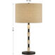 Dothan 30 inch 100 watt Table Lamp Portable Light