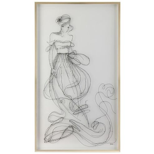 Tony Fey's Belle 64.5 X 37 inch Oils And Original Art, 3D