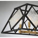 Capella 8 Light 42 inch English Bronze and Warm Brass Linear Chandelier Ceiling Light