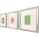 Happy Dance III Teal and Green and Pink and Beige Framed Art, Propac