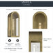 Marea 1 Light 17 inch Natural Brass Outdoor Wall Light
