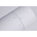 Brentwood LED 4.6 inch Matte White Flush Mount Ceiling Light