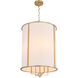 Eldorado 4 Light 18 inch Aged Brass Entry Ceiling Light