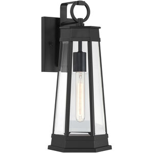 Payne 1 Light 18.5 inch Matte Black Outdoor Wall Lantern