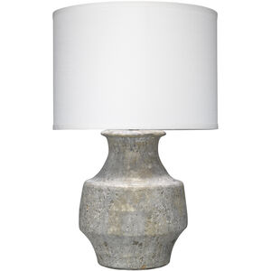Masonry 27 inch 150.00 watt Grey Ceramic Table Lamp Portable Light