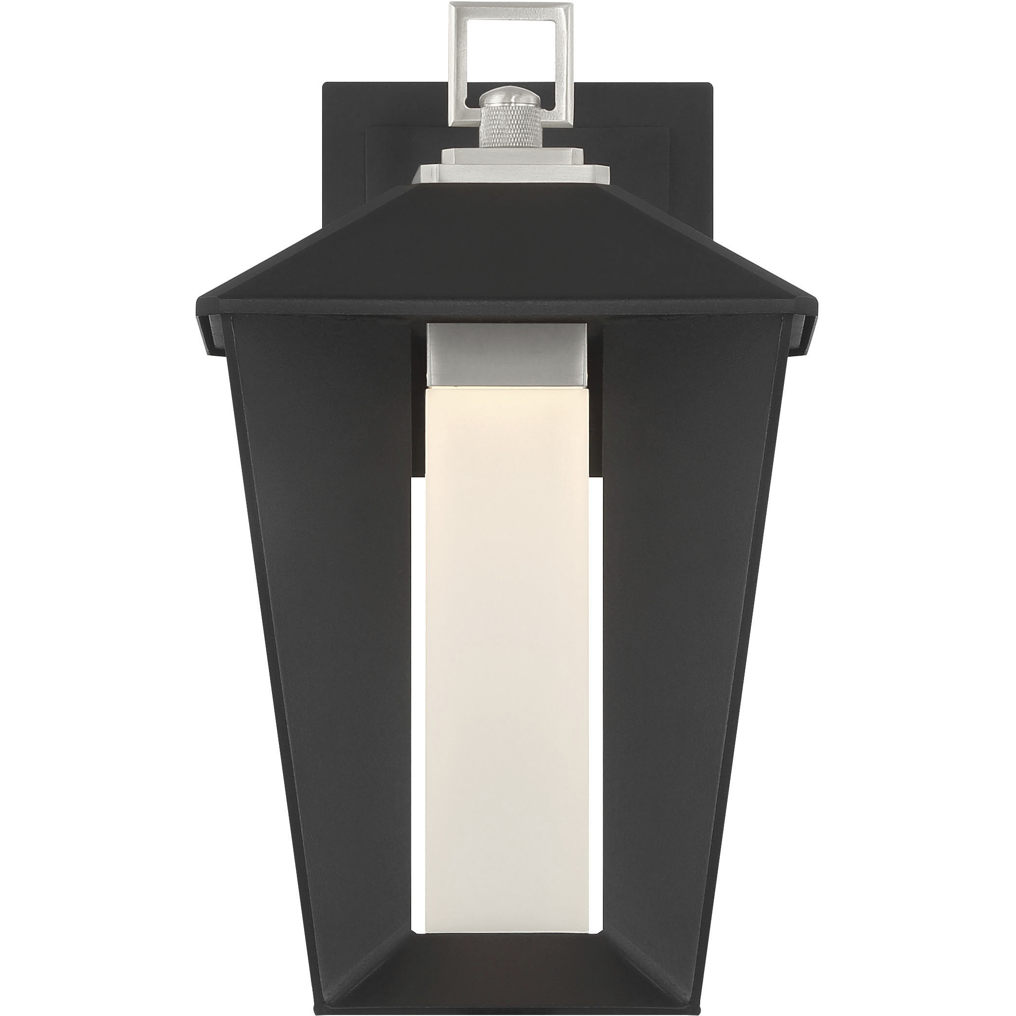 Andson LED 12.75 inch Satin Nickel-Sand Black Mix Outdoor Wall Sconce
